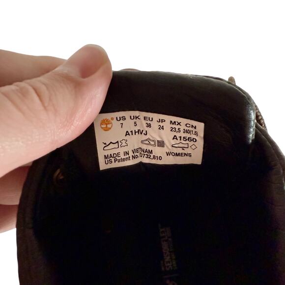 Timberland Women's 7 Brown & Black Turain A1HVJ Waterproof Lace Up Boots - Picture 9 of 10